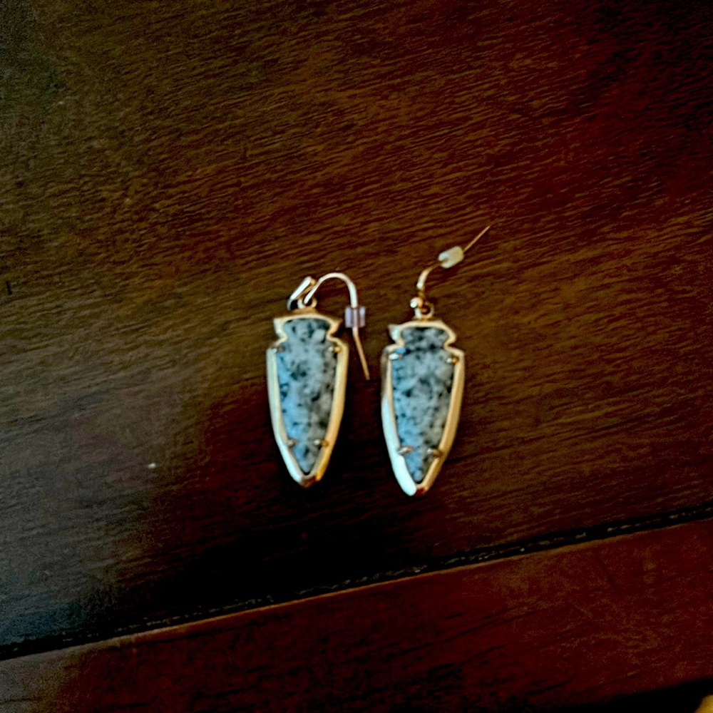 Kendra Scott Skylar vintage marble earrings